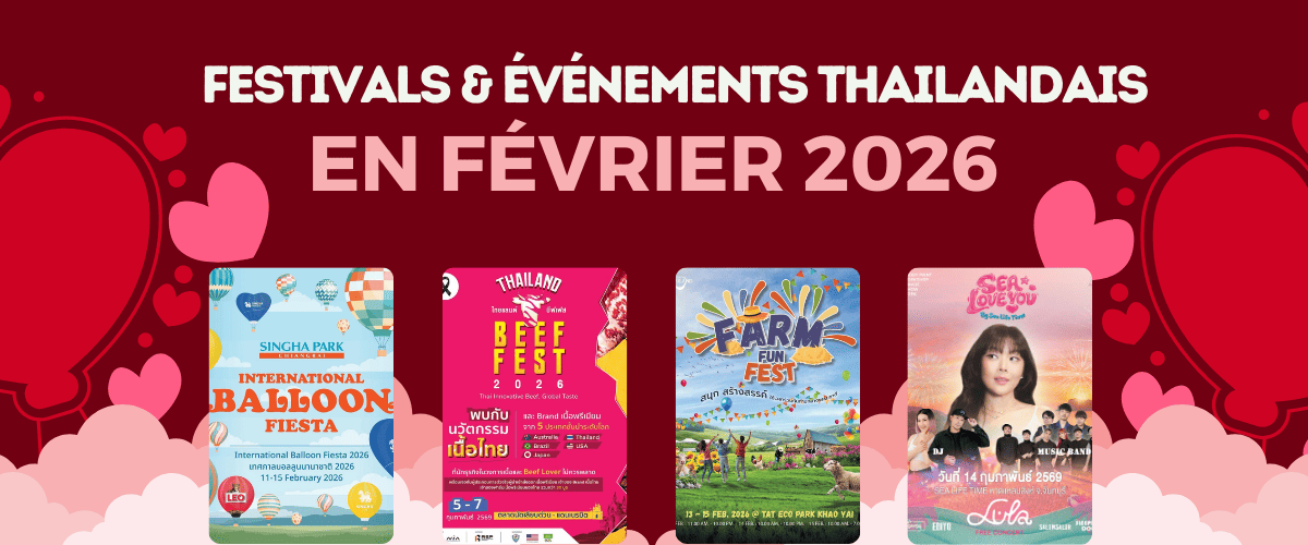 Top 19 meilleurs festivals et événements de février 2026 en Thaïlande