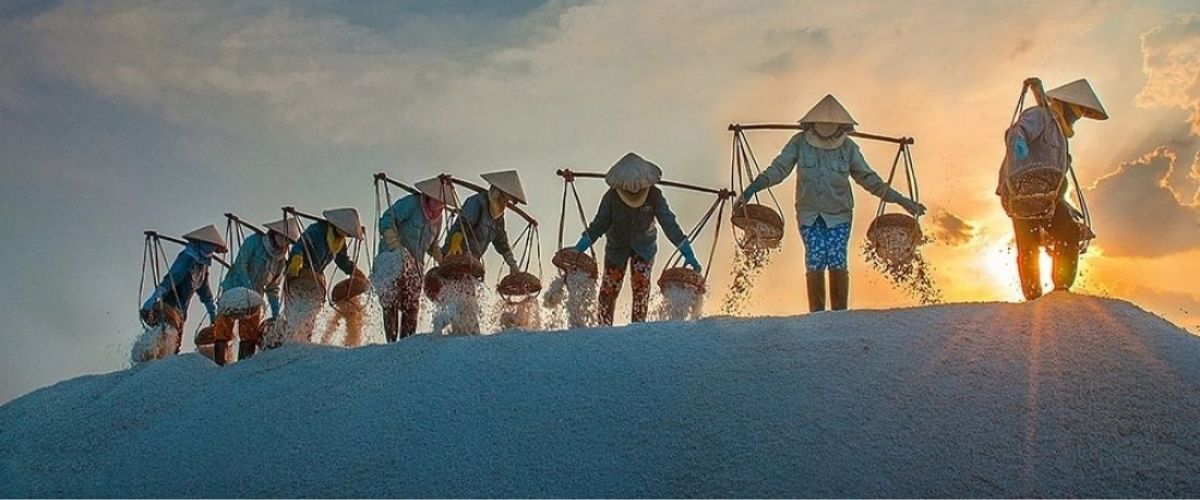 La beauté des marais salants de Hon Khoi
