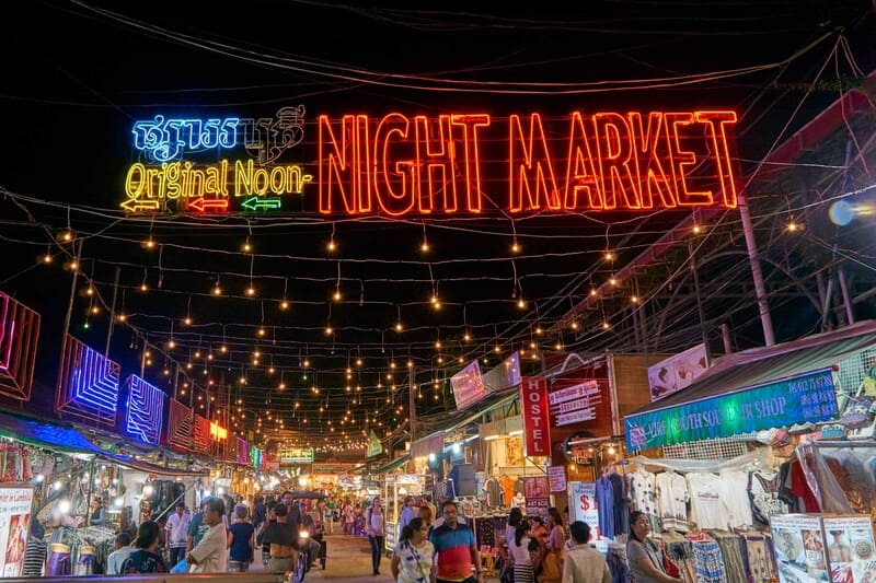 Le marché de nuit d''Angkor 