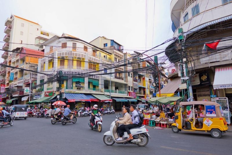 Coin de la 13ème rue et de la 110ème rue, Phnom Penh
