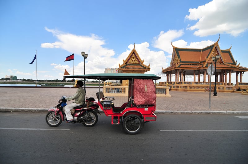 tuk tuk cambodge