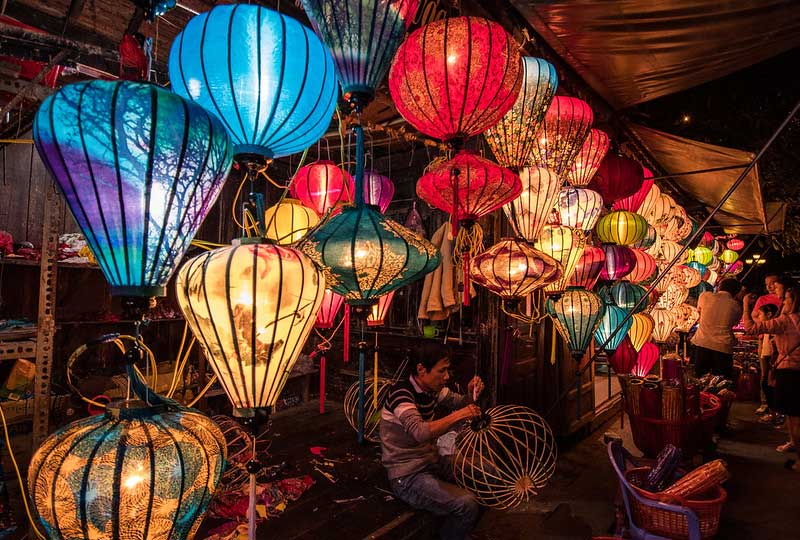 ville de hoi an lanternes 