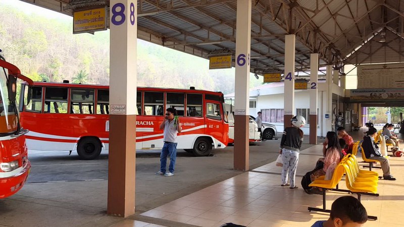Station de bus  à Mae Hong Son
