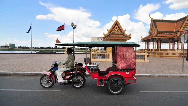 tuk tuk au cambodge