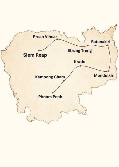 Circuit au Cambodge en 15 jours