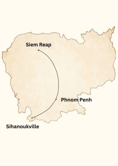 Des temples d’Angkor aux plages de Koh Rong 10 jours