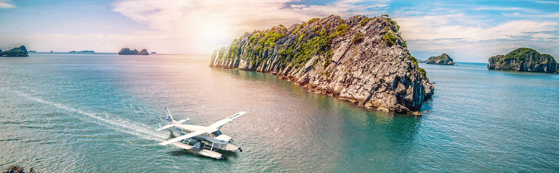 La Baie dHalong en hydravion, une expérience extraordinaire à vivre