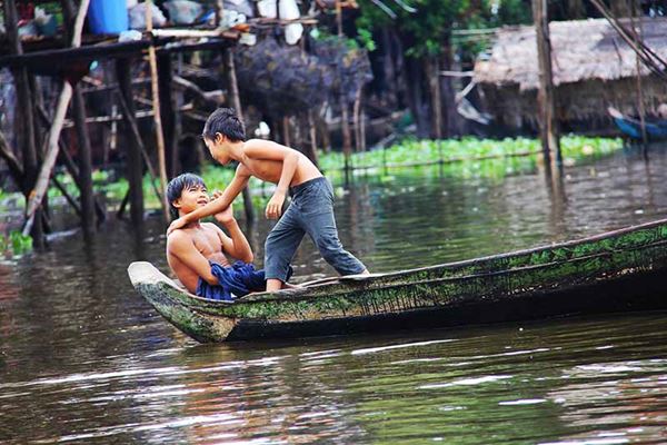 La vie sur le lac Tonlé Sap à Siem reap 15