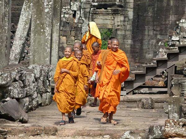 Les moines à Siem Reap  13