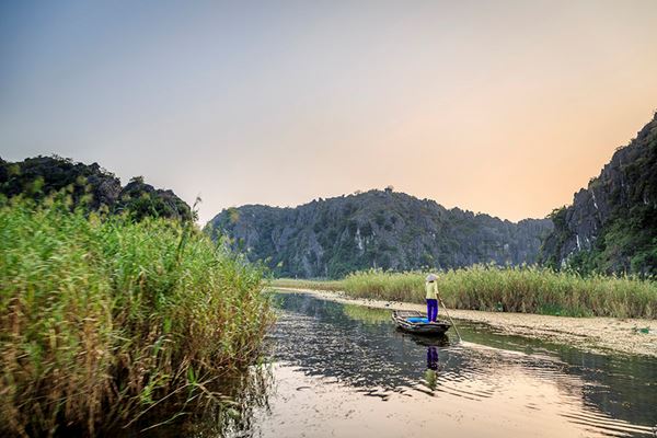 Balade en barque à Van Long, Ninh Binh  5