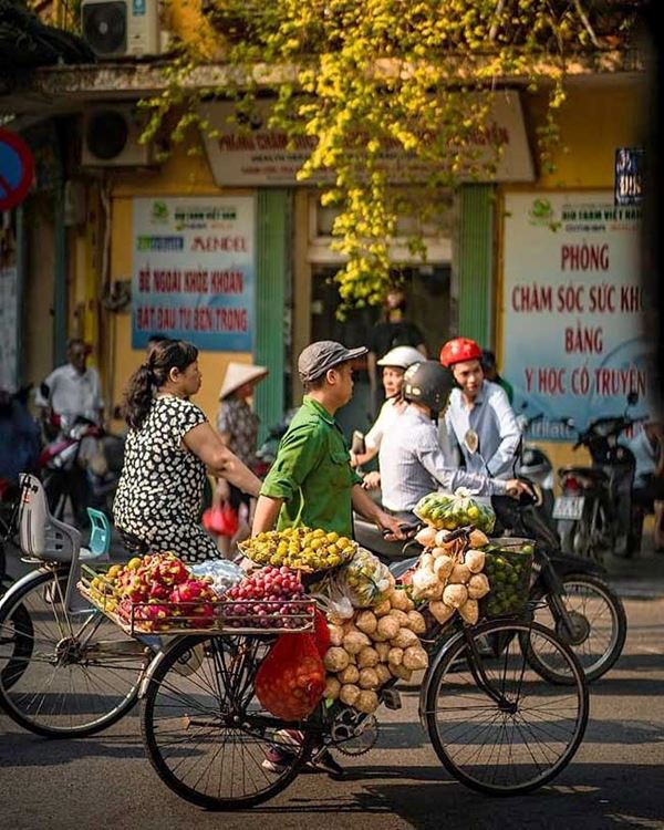 Vendeur ambulant à Hanoi, Vietnam  8