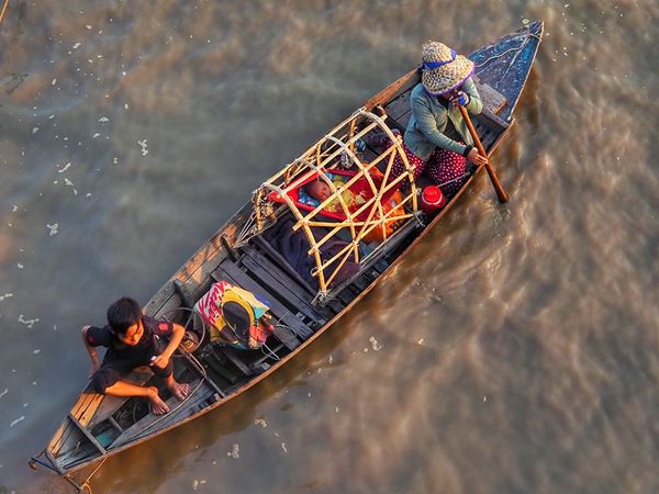 Tonlé Sap au Cambodge